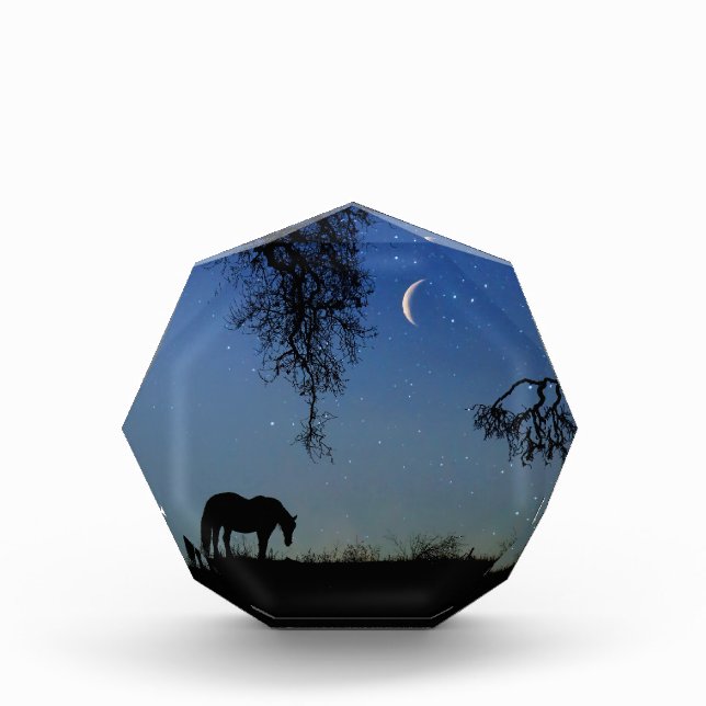 Bloque Para Fotos Bella Artes de caballo y luna (Anverso)