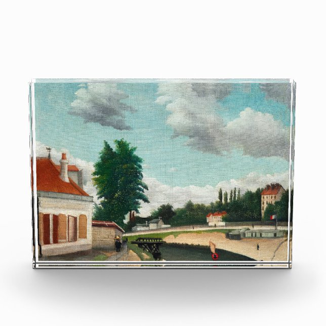 Bloque Para Fotos Bello paisaje de Rousseau para divertidos recuerdo (Anverso)