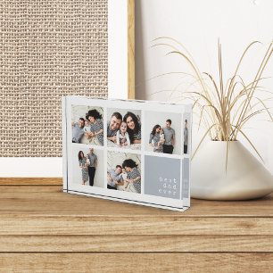 Bloque Para Fotos Best Dad Ever Modern Collage