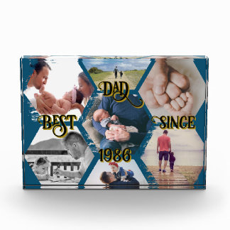 Bloque para fotos "Best Dad Since" personalizable