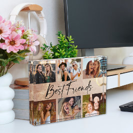 Bloque Para Fotos Best Friends Elegant Typography Picture Collage