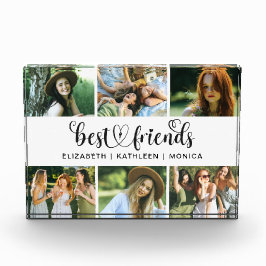 Bloque Para Fotos Best Friends Script Photo Collage Block