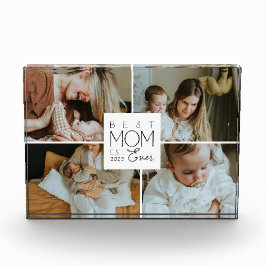 Bloque Para Fotos Best Mom Ever Custom 4 Photo Collage