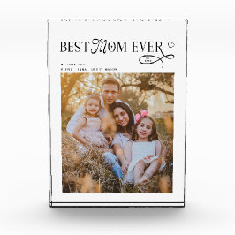 Bloque Para Fotos Best Mom Ever Photo Heart Mothers Day Gifts