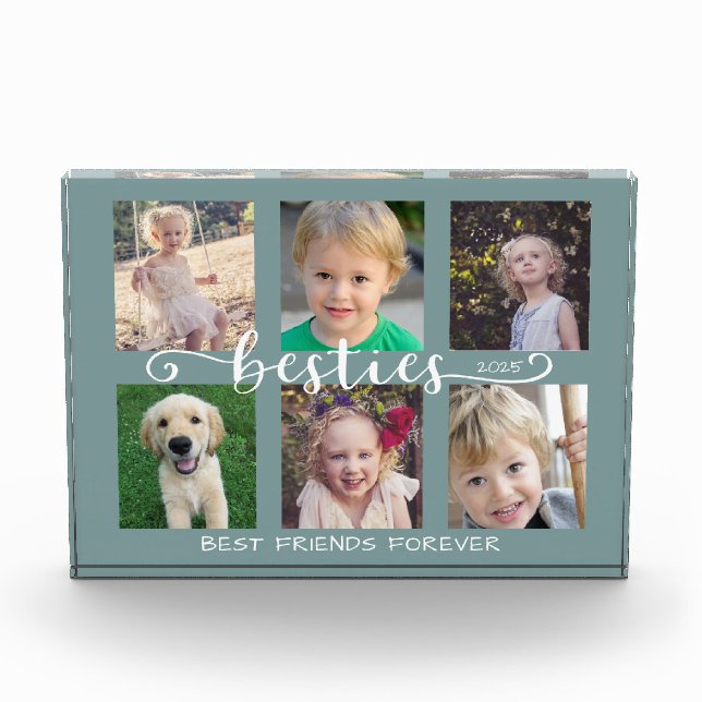 Bloque Para Fotos Besties Best Friends 6 Photo Collage (Anverso)
