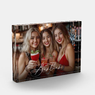 Bloque Para Fotos Besties Personalizado Mejores amigos