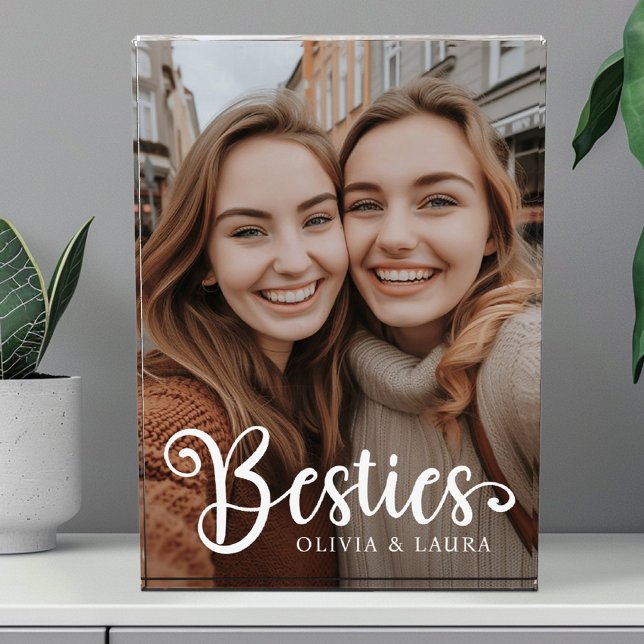 Bloque Para Fotos Bestis mejores amigos nombres personalizados bloqu (Besties best friends custom names photo block)