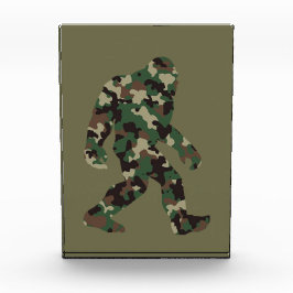 Bloque Para Fotos Bigfoot Sasquatch Camo