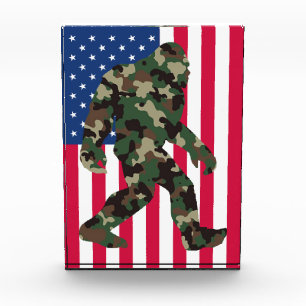 Bloque Para Fotos Bigfoot Sasquatch Camo