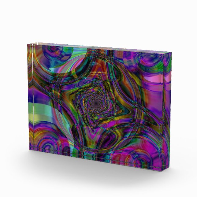 Bloque Para Fotos Binoculares arcoiris dos (Derecha)
