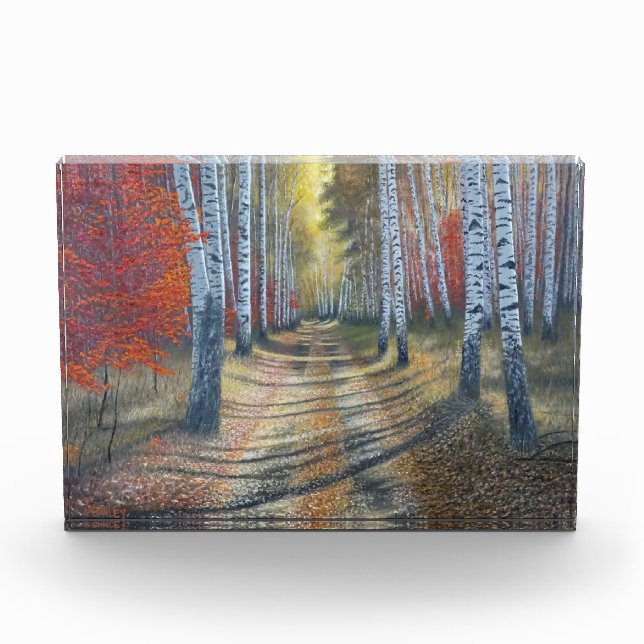 Bloque Para Fotos Birch Tree Lane (Anverso)