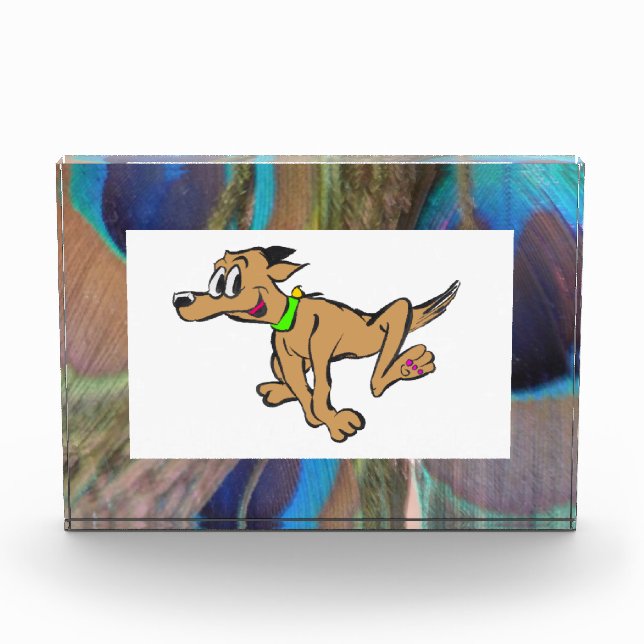 Bloque Para Fotos Bloqueo fotográfico de plumas de pavo real (Anverso)