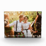 Bloque Para Fotos Boda Bride y Groom Sr. y Sra.<br><div class="desc">Boda Bride y Groom Photo Mr and Mrs Photo Block</div>
