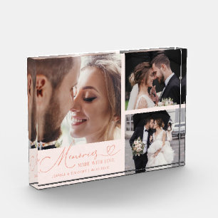Bloque Para Fotos Boda Melocotón Recuerdos Hechos con Amor