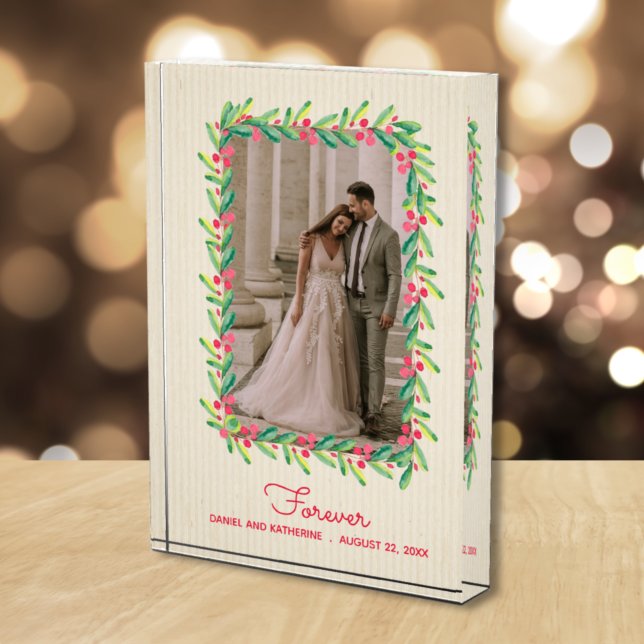 Bloque Para Fotos Boda Novia Novio Verduras Bayas (Subido por el creador)