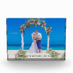 Bloque Para Fotos Boda Photo Bride y Groom Photo Block<br><div class="desc">Bloque fotográfico boda Bride y Groom</div>