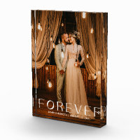 Boda romántico moderno para siempre Keepsake