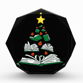 Bloque Para Fotos Bookish Christmas Tree III