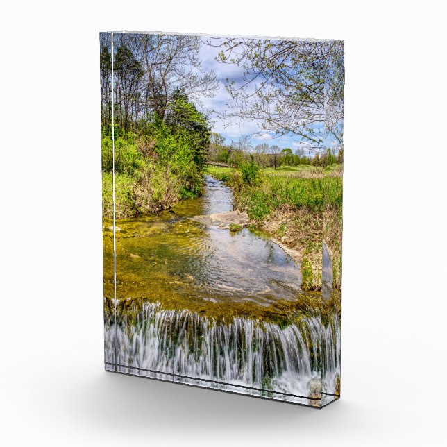Bloque Para Fotos Branson Fall Creek Stream (Derecha)