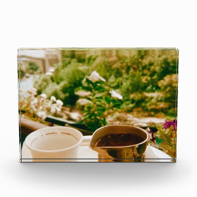 Bloque Para Fotos Brote de café bosnio en Mostar (Anverso)