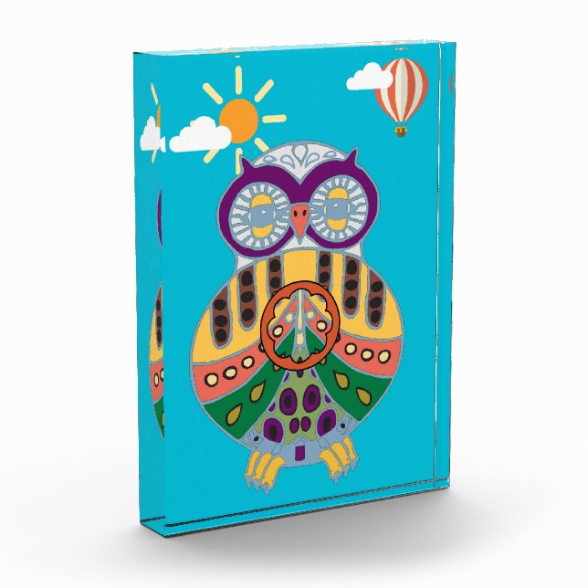 Bloque Para Fotos búho (Izquierda)