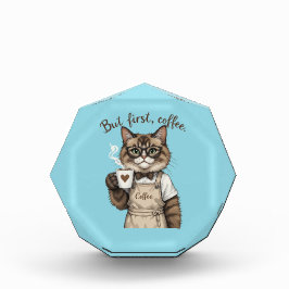 Bloque Para Fotos But First, Coffee Cat