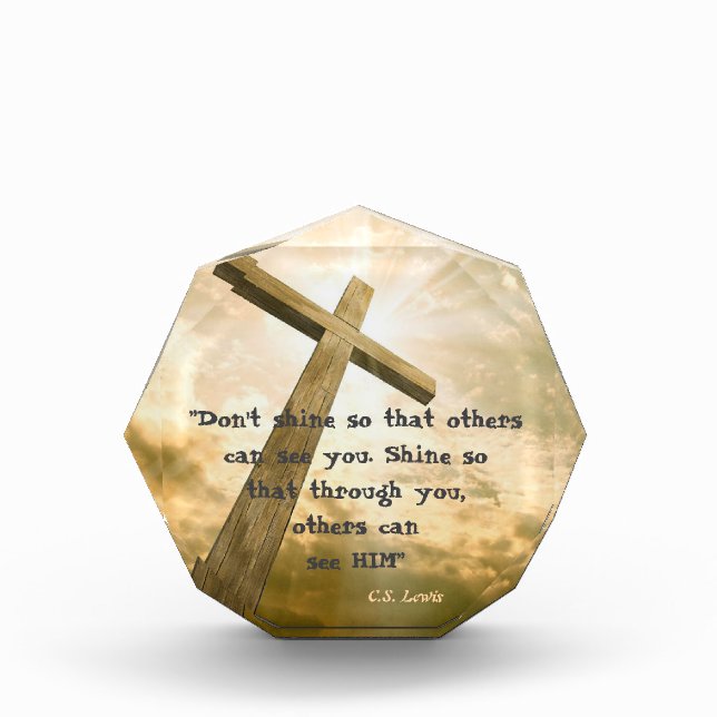 Bloque Para Fotos C.S. Lewis Quote On Shining (Anverso)