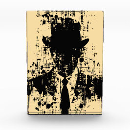 Bloque Para Fotos Caballero sin rostro: Elegancia abstracta