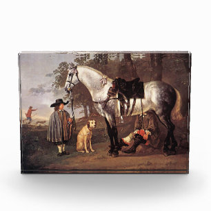 Bloque Para Fotos Caballo en un paisaje Aelbert Cuyp
