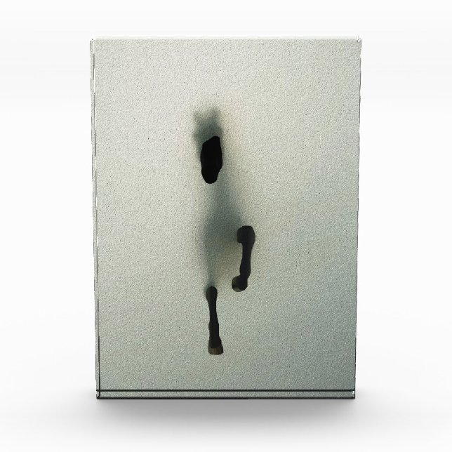 Bloque Para Fotos Caballo resbalando por la niebla - Arte abstracto (Anverso)