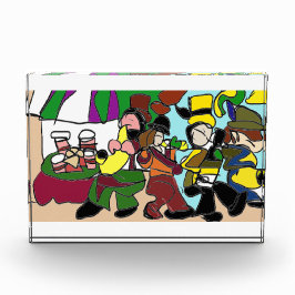 Bloque Para Fotos Café de otoño de jazz