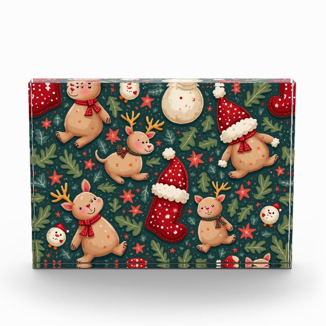 Bloque Para Fotos Caja de embalaje de Rudolph (Anverso)