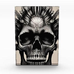 Bloque Para Fotos Calavera tribal