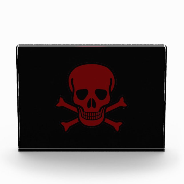 Bloque Para Fotos Calavera y huesos (Anverso)
