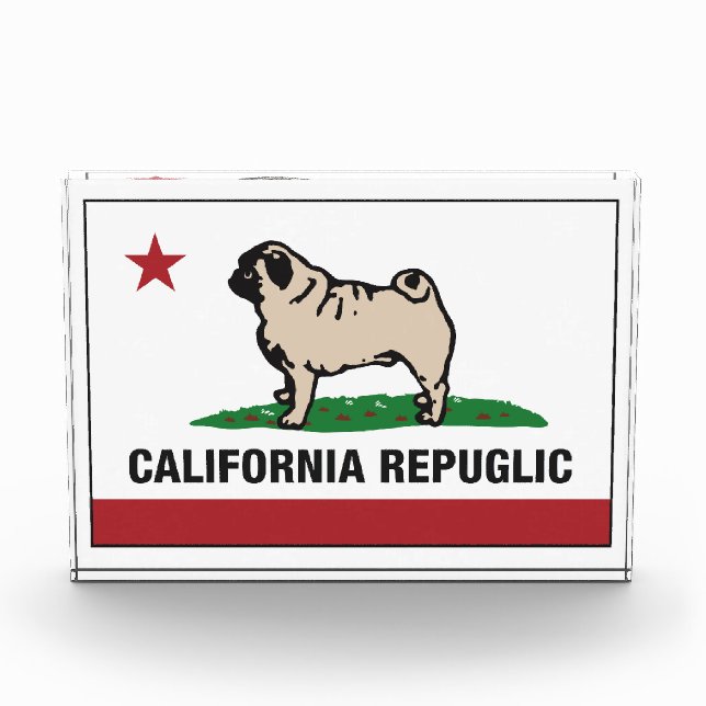 Bloque Para Fotos California Repuglic (Anverso)