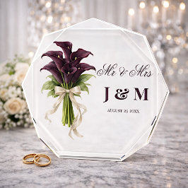 Bloque Para Fotos Calla Lilies Keepsake Newlyweds Gift Bride Groom 