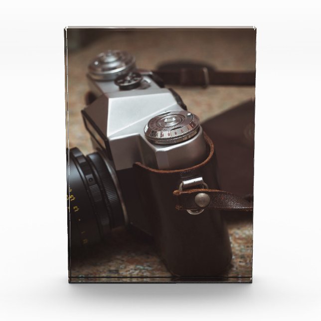 Bloque Para Fotos Cámara vintage (Anverso)