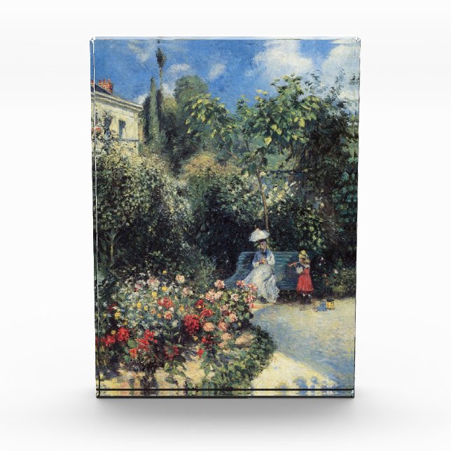 Bloque Para Fotos Camille Pissarro Pontoise Garden (Anverso)
