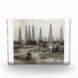 Bloque Para Fotos Campo petrolero Spindletop - Texas 1902