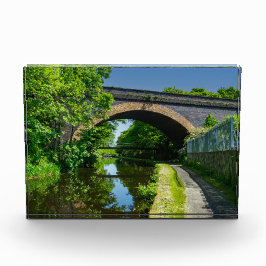 Bloque Para Fotos Canal ancho de Huddersfield y viaducto de Whitacre