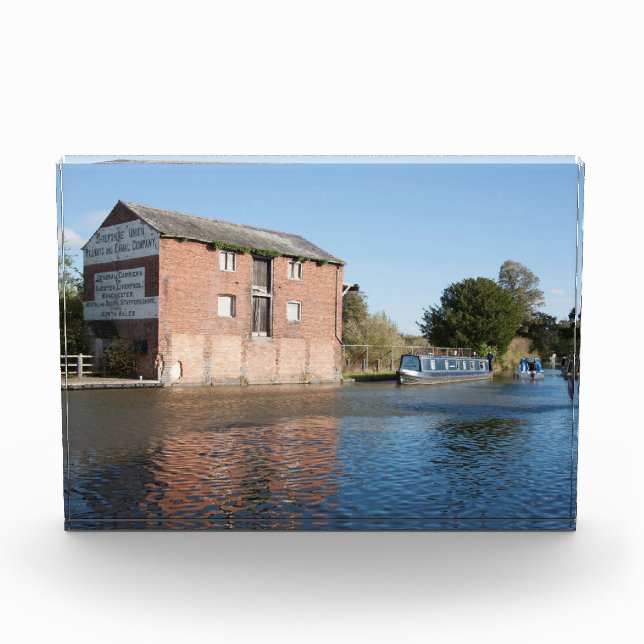 Bloque Para Fotos Canal de Llangollen Inglaterra (Anverso)