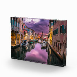 Bloque Para Fotos Canal de Venecia