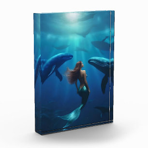 Bloque Para Fotos "Canción de ballena y canción de sirena: un viaje 
