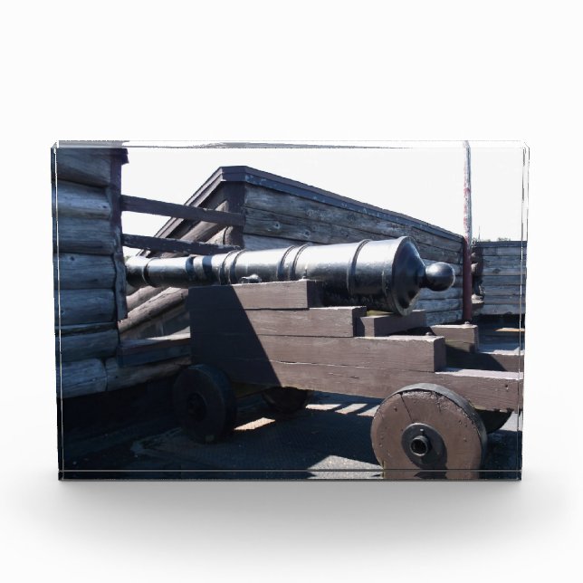 Bloque Para Fotos Cañón antiguo (Anverso)
