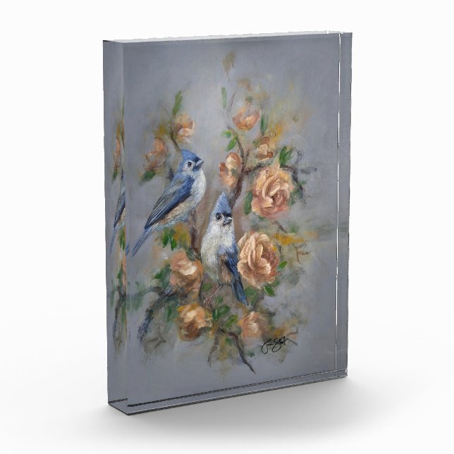 Bloque Para Fotos Carboneros moñudos (Izquierda)