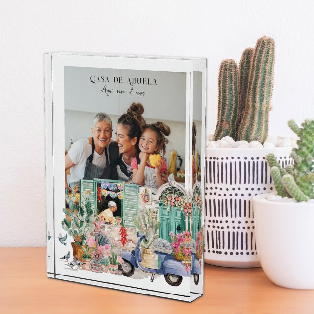 Bloque Para Fotos Casa de Abuela | Personalized Photo (Subido por el creador)