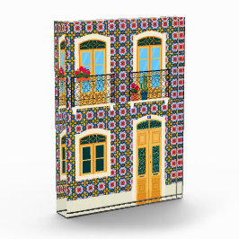 Bloque Para Fotos Casa de Lisboa con azulejos