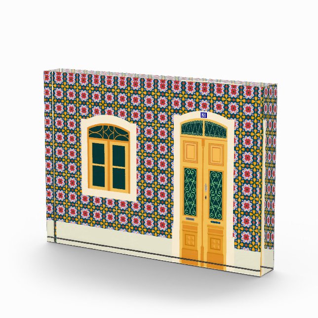 Bloque Para Fotos Casa de Lisboa con azulejos (Derecha)