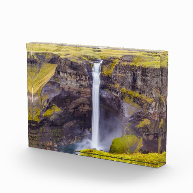 Bloque Para Fotos Cascada de Haifosin, Islandia (Derecha)