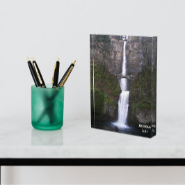 Bloque Para Fotos Cascading Multnomah Falls Scenic